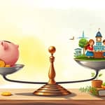Balance saving and living well with clear priorities