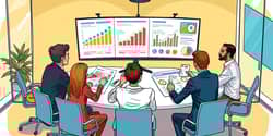 Review peer performance to benchmark your process