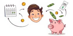 Set up automatic transfers to build savings