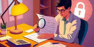 Check bank statements for unfamiliar charges