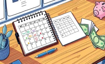 Create a financial calendar for recurring expenses