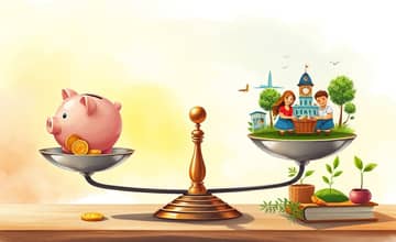 Balance saving and living well with clear priorities