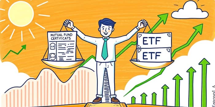 Combine mutual funds and ETFs for cost efficiency