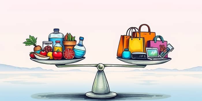 Separate needs from wants for intentional spending