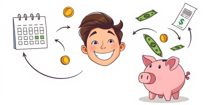 Set up automatic transfers to build savings